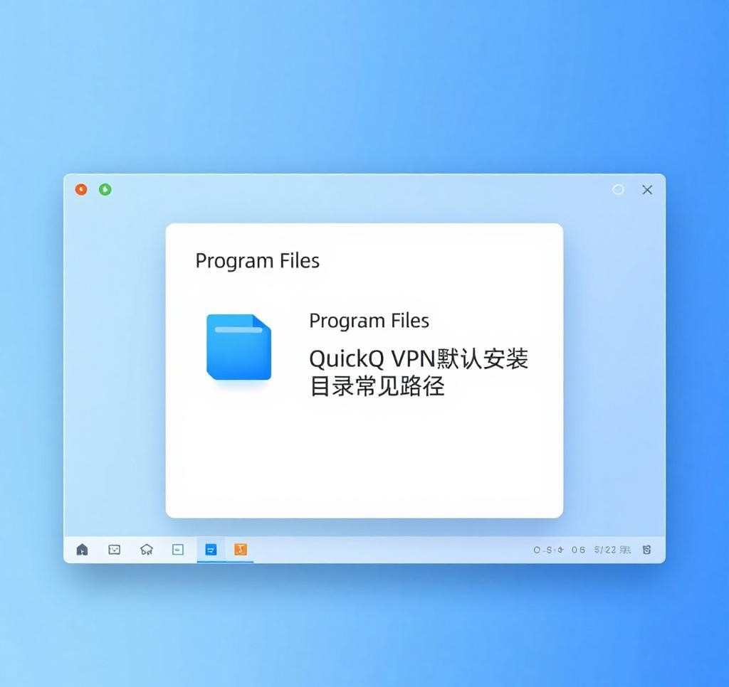 QuickQ VPN的安装目录通常遵循系统标准路径