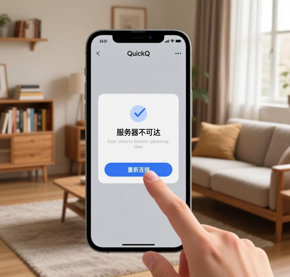 QuickQ VPN连接时提示“服务器不可达”怎么办